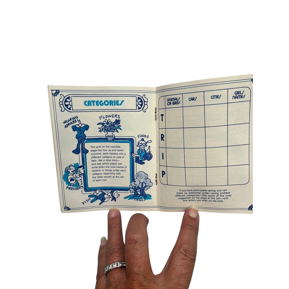 Gulf Travel Fun Book Kids OS Blue Good Vintage Road Trip Activity Game Ephemera - Picture 5 of 8